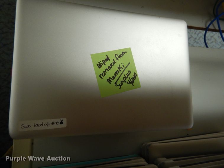 image for item HO9795 Approximately 55 Apple laptops