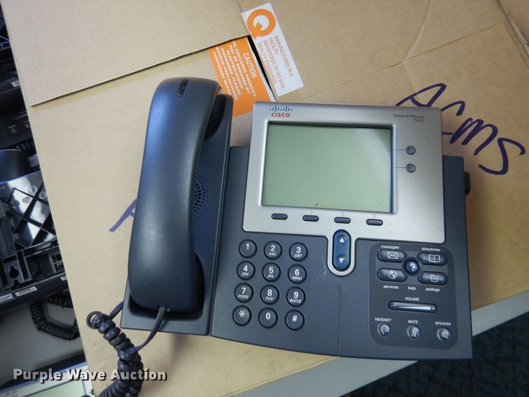 image for item HO9809 Approximately 60 Cisco 7942 phones