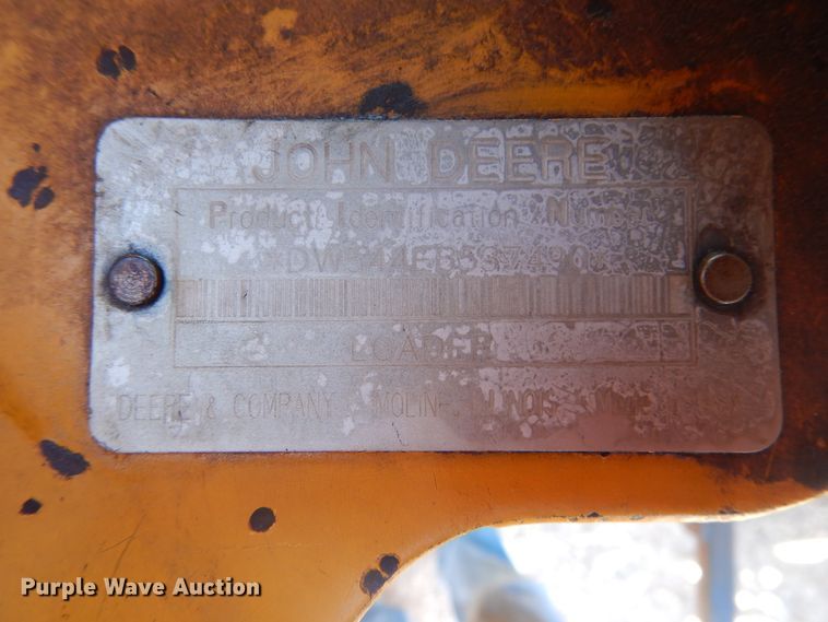 image for item HO9829 1992 John Deere 544E  wheel loader