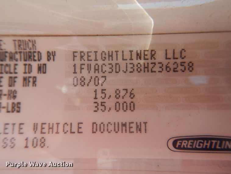 image for item HO9851 2008 Freightliner Business Class M2  refuse truck