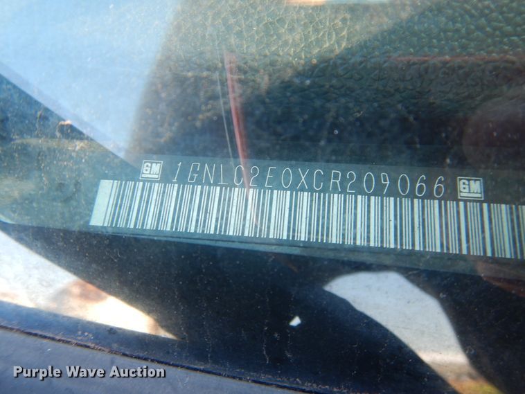 image for item HO9854 2012 Chevrolet Tahoe Police  SUV