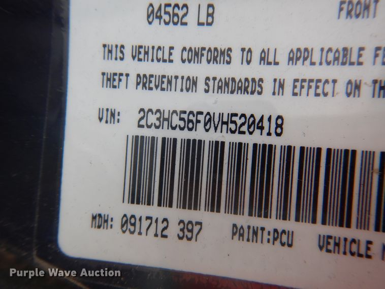 image for item HO9857 1997 Chrysler LHS