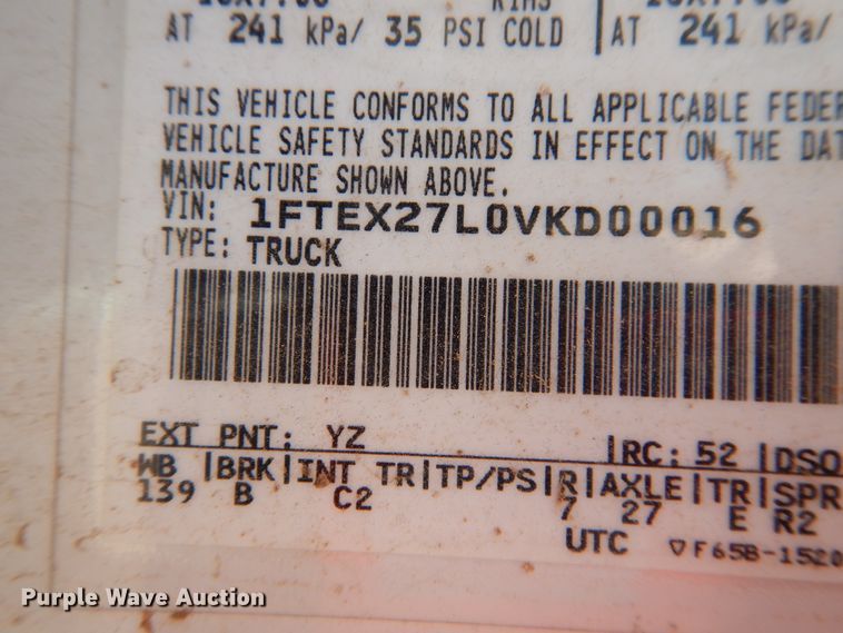 image for item HO9866 1997 Ford F250  SuperCab pickup truck