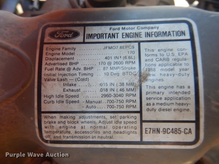 image for item HO9869 1988 Ford Cargo 7000  command center rescue truck