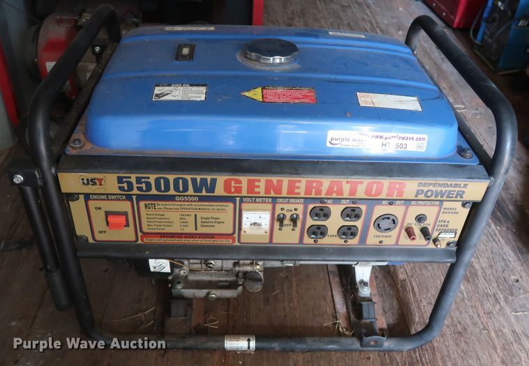 image for item HT9503 Dependable Power GG5500 generator