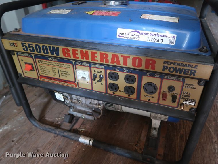 image for item HT9503 Dependable Power GG5500 generator
