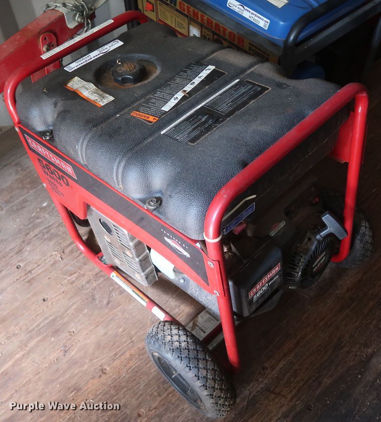 image for item HT9505 Craftsman 5600  generator