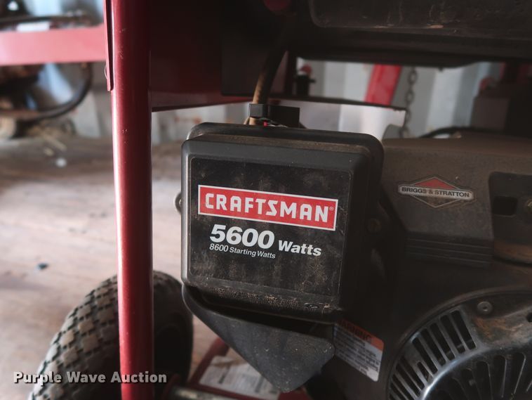 image for item HT9505 Craftsman 5600  generator