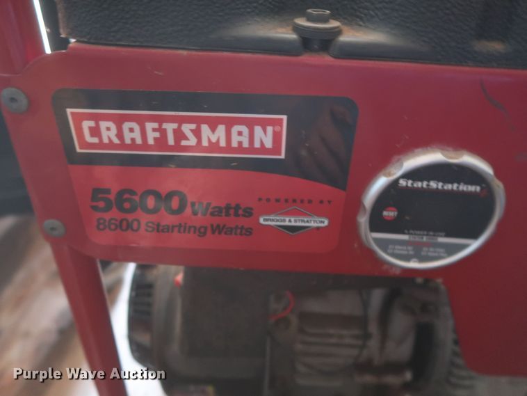 image for item HT9505 Craftsman 5600  generator