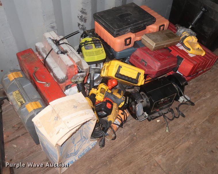image for item HT9517 Electric drills, nail guns, grinders, and bits