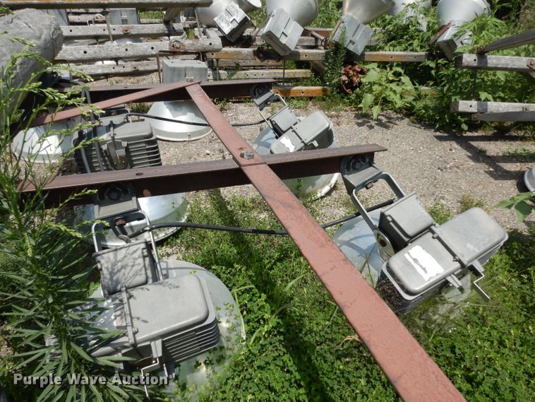 image for item HV9488 (2) sections of Halide ballfield lights