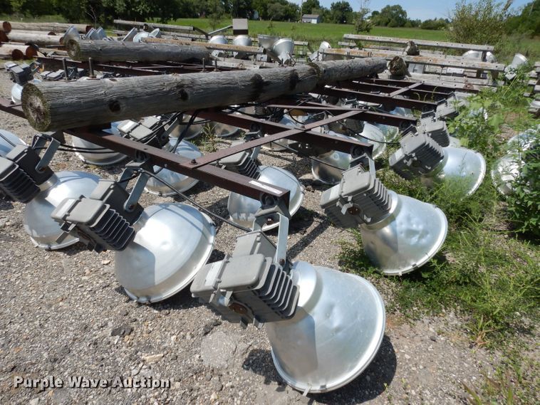 image for item HV9489 (2) sections of Halide ballfield lights