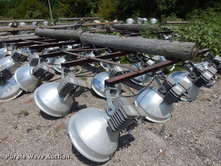 image for item HV9489 (2) sections of Halide ballfield lights