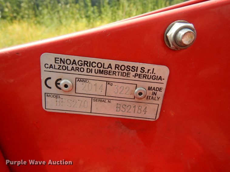 image for item HY9507 Enorossi BFS270H sickle mower