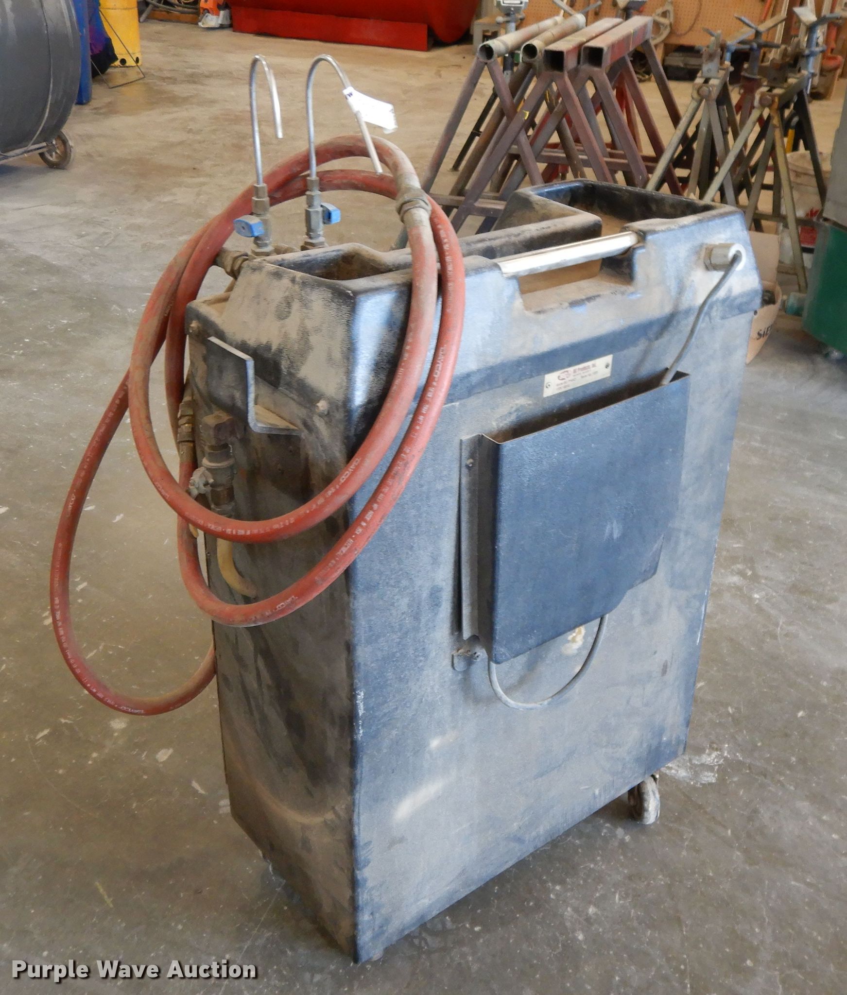 BG PF4 high output coolant recycling and flush system in Augusta, KS