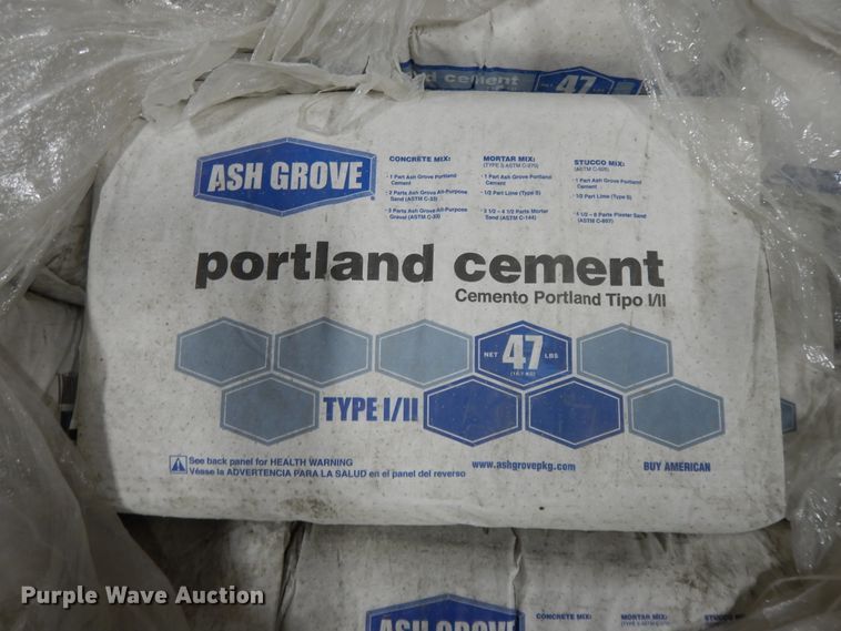 image for item DF5156 Approximately 88 bags of Ash Grove Portland cement