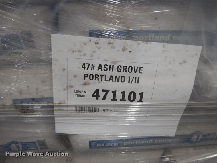 image for item DF5156 Approximately 88 bags of Ash Grove Portland cement