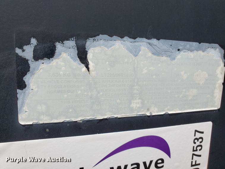 image for item DF7537 2010 PJ FS282 equipment trailer