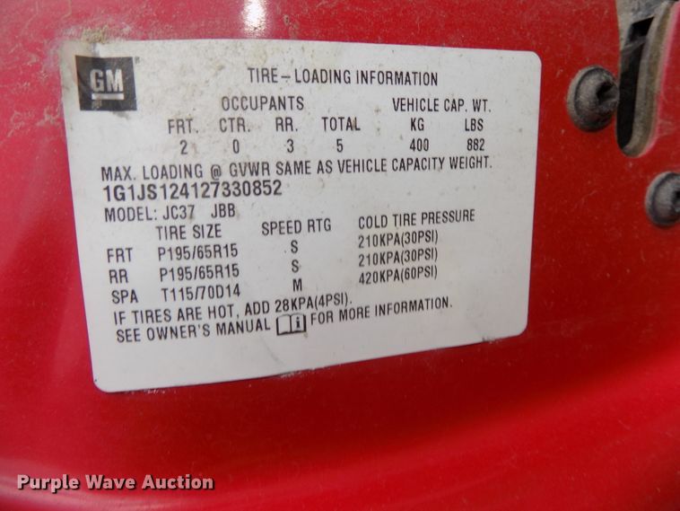 image for item DG2609 2002 Chevrolet Cavalier LS