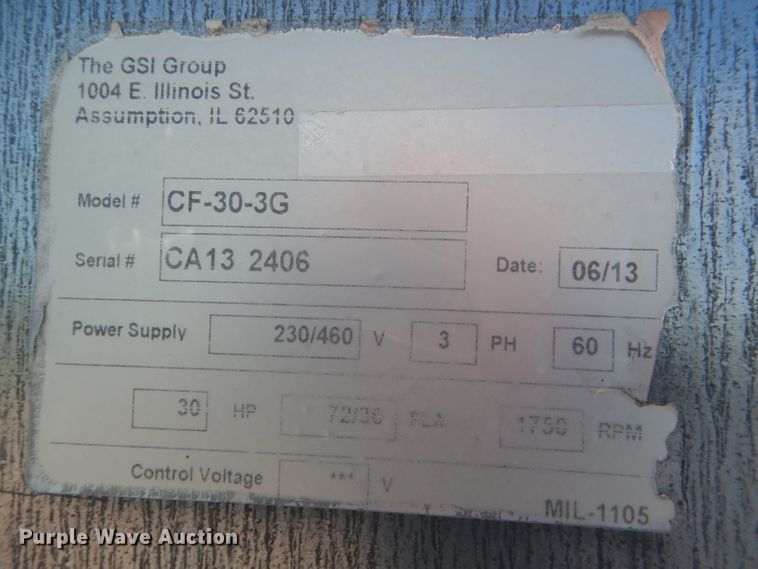 image for item DG4525 GSI bin blower assembly