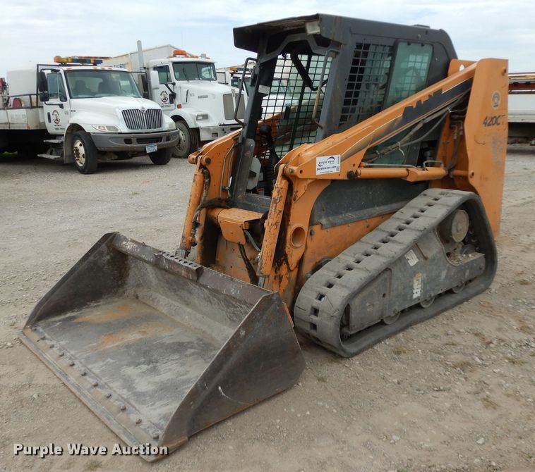 image for item DG6883 Case 420CT  tracked skid steer loader