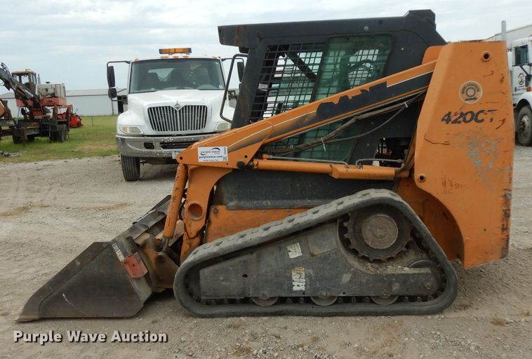 image for item DG6883 Case 420CT  tracked skid steer loader