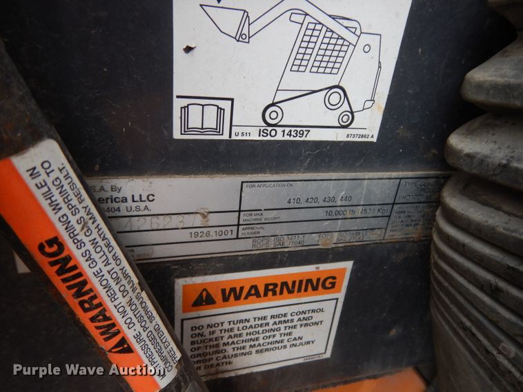 image for item DG6883 Case 420CT  tracked skid steer loader