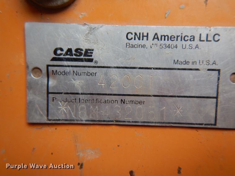 image for item DG6883 Case 420CT  tracked skid steer loader