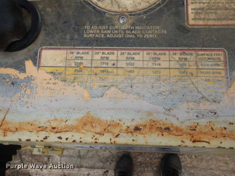 image for item DG6887 Sanders S7060/SS706030 concrete saw