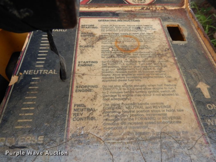 image for item DG6887 Sanders S7060/SS706030 concrete saw