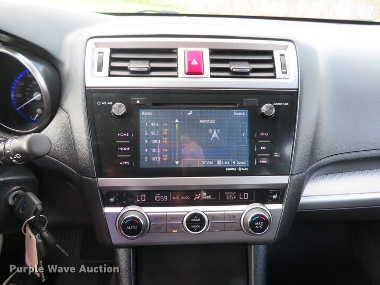 image for item DH1102 2016 Subaru Outback  passenger vehicle