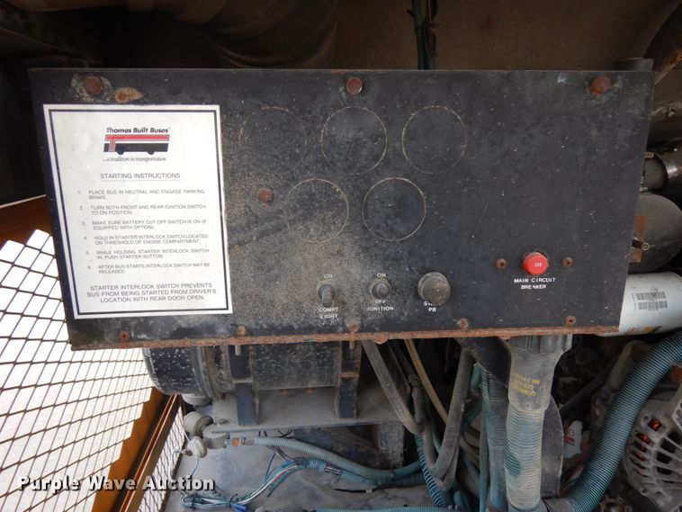 image for item DH6578 1992 Thomas Built Saf-T-Liner MVP  school bus