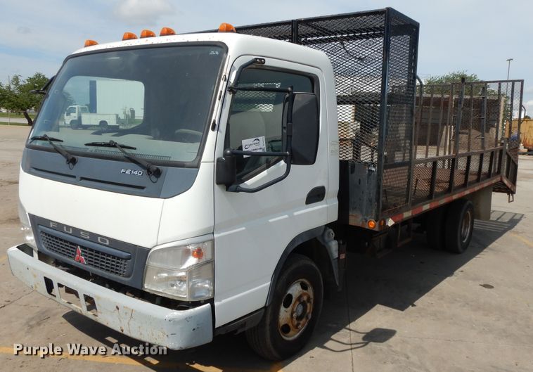 image for item DJ3471 2007 Mitsubishi Fuso FE  flatbed truck
