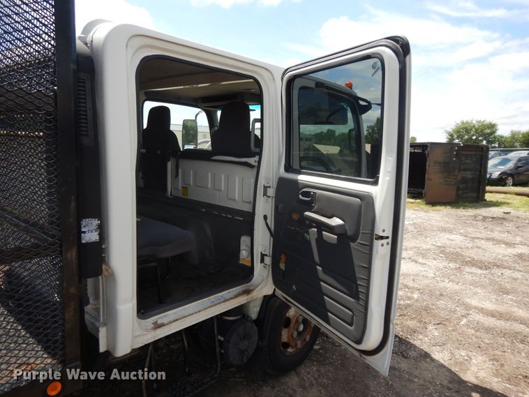 image for item DJ3474 2011 Isuzu NPR  flatbed truck