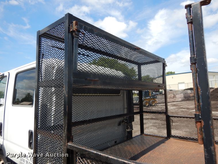 image for item DJ3474 2011 Isuzu NPR  flatbed truck