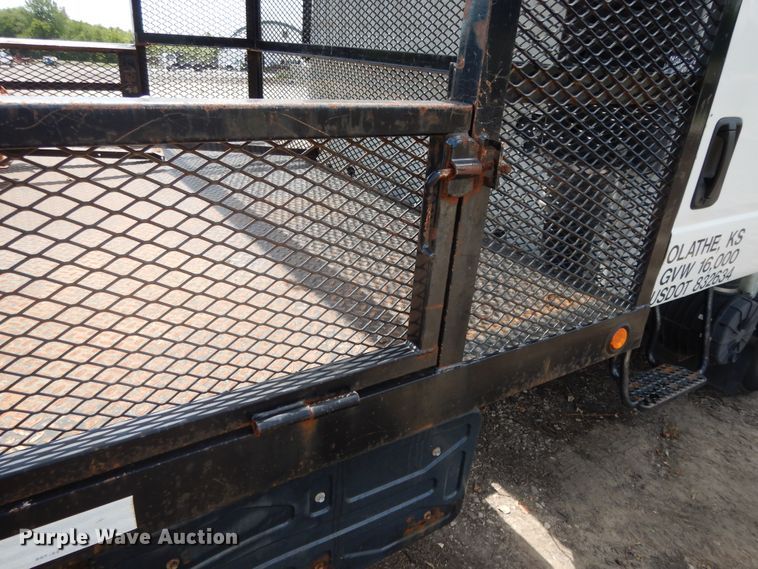 image for item DJ3474 2011 Isuzu NPR  flatbed truck