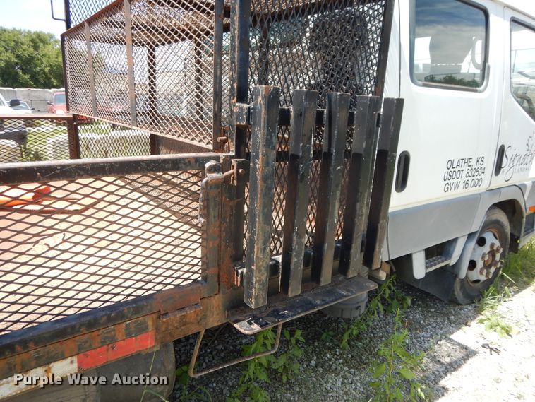 image for item DJ3475 2002 Mitsubishi Fuso FE  flatbed truck