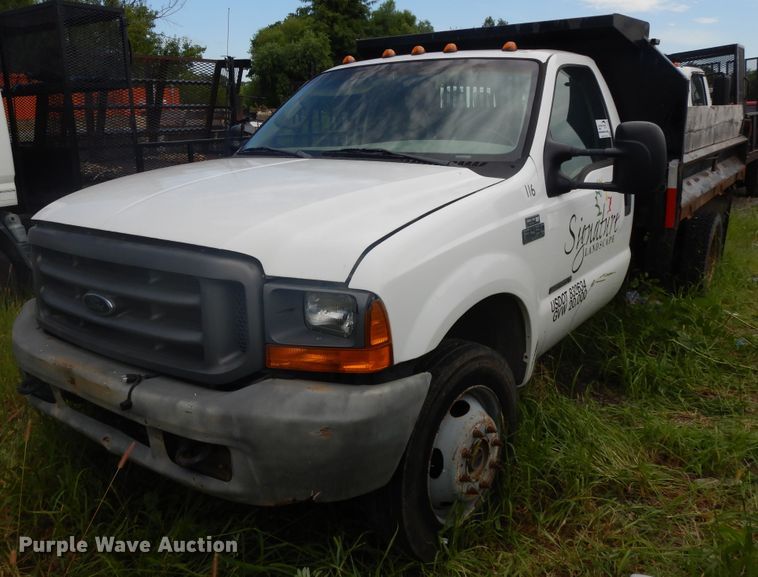 image for item DJ3480 2000 Ford F450 Super Duty  dump truck