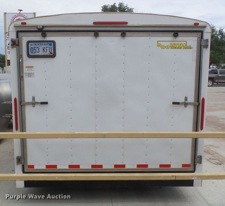 image for item EL9198 2015 Doolittle enclosed cargo trailer