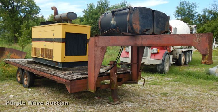 image for item FN9323 Shop built equipment trailer