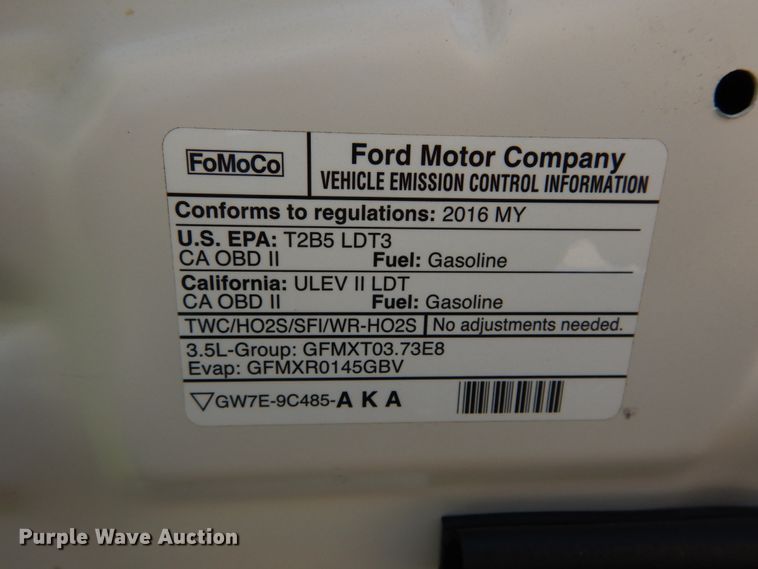image for item GR9717 2016 Ford Explorer  SUV