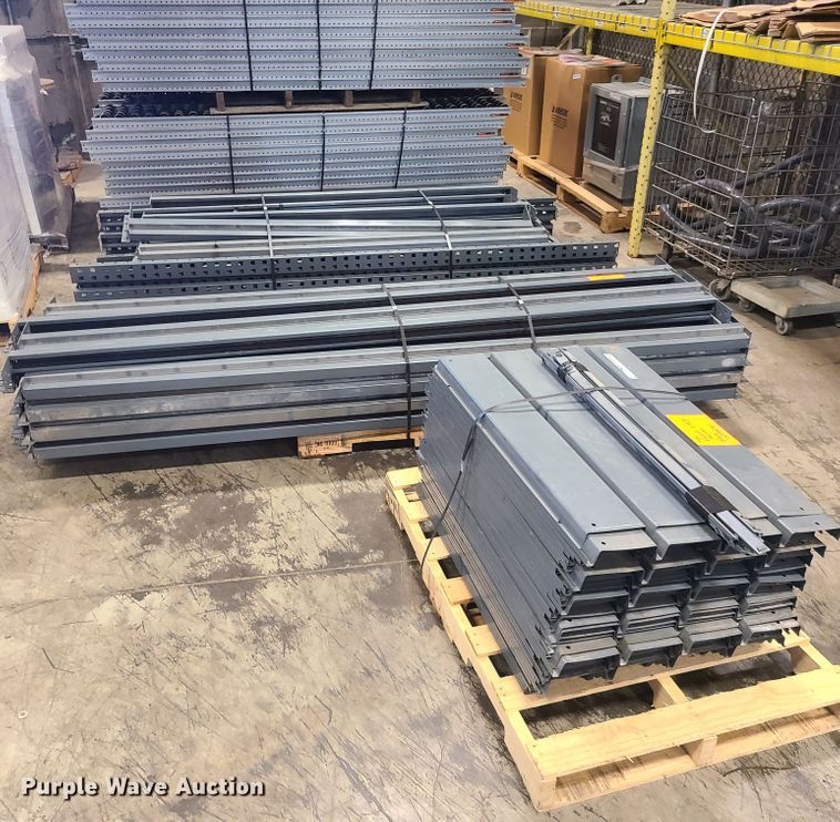 Pallet racking in Kansas City, MO Item GT9185 sold Purple Wave