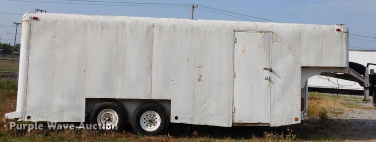image for item GT9352 1987 Shop built enclosed cargo trailer