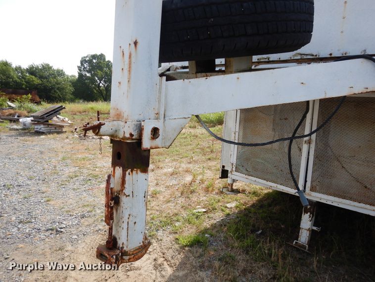 image for item GT9352 1987 Shop built enclosed cargo trailer