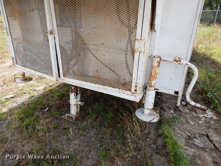 image for item GT9352 1987 Shop built enclosed cargo trailer