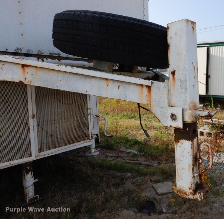 image for item GT9352 1987 Shop built enclosed cargo trailer