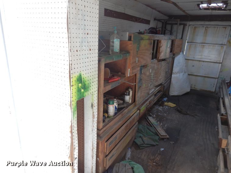 image for item GT9352 1987 Shop built enclosed cargo trailer