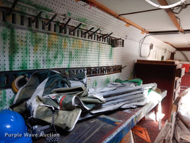 image for item GT9352 1987 Shop built enclosed cargo trailer