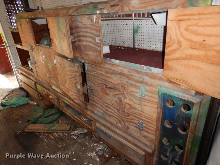 image for item GT9352 1987 Shop built enclosed cargo trailer