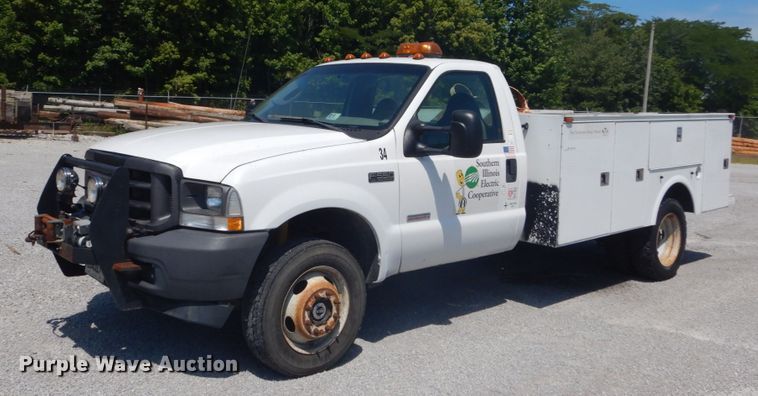 image for item GV9118 2004 Ford F550 Super Duty XL  utility truck